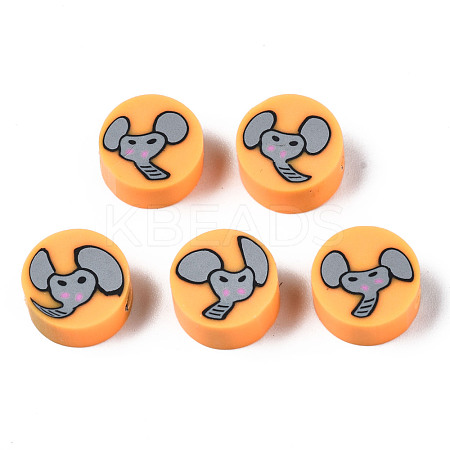 Handmade Polymer Clay Beads CLAY-N008-036J-1