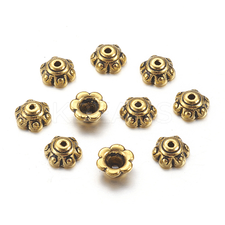 Tibetan Style Bead Caps LS-X-GLF0571Y-NF-1