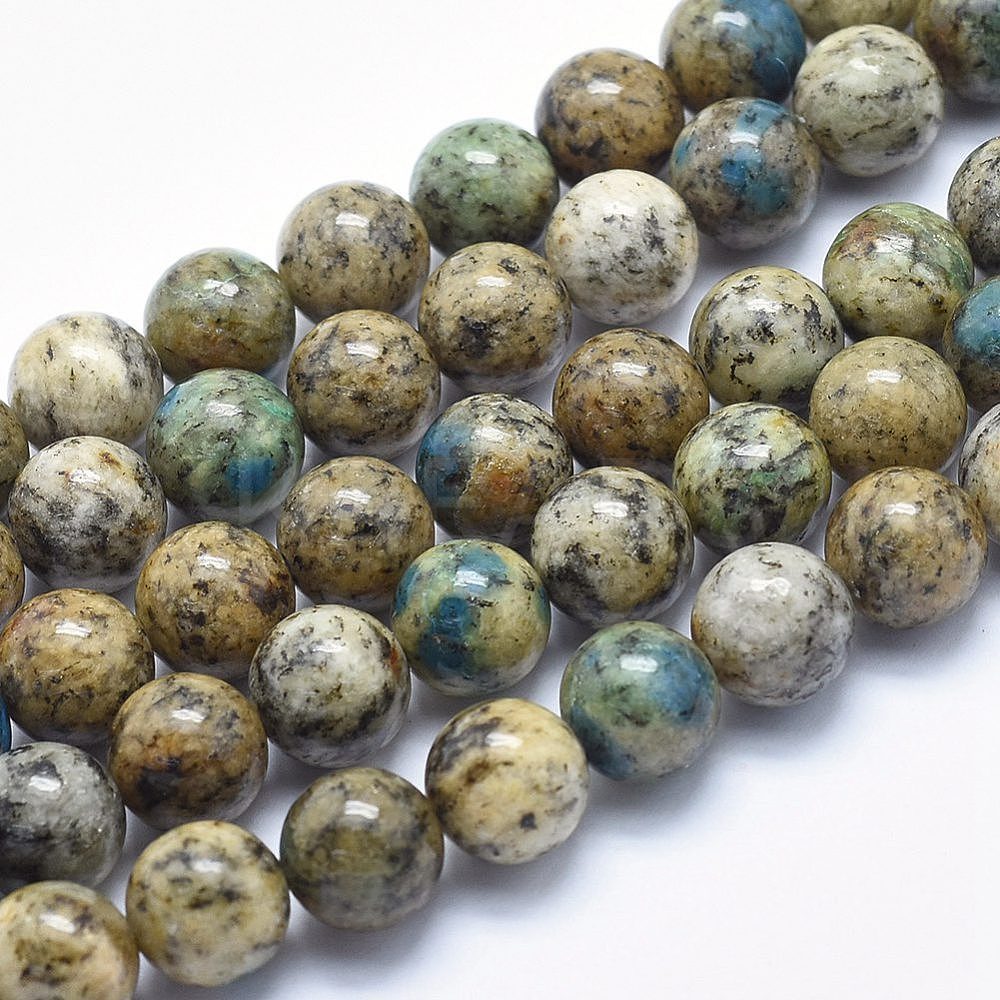 Wholesale Natural K2 Stone/Raindrop Azurite Beads Strands - KBeads.com