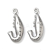 304 Stainless Steel Pendants STAS-P433-14E-P-1