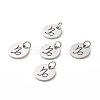 Non-Tarnish 304 Stainless Steel Charms STAS-Q201-T445-10S-3
