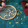 72Pcs 12 Style Brass Pendants FIND-SW0001-24-6