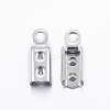 Tarnish Resistant 304 Stainless Steel Folding Crimp Ends LS-X-STAS-H376-114-2