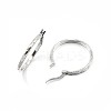 304 Stainless Steel Hoop Earrings EJEW-O024-19P-3