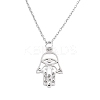 Non-Tarnish 201 Stainless Steel Pendant Necklaces NJEW-T009-JN135-40-1-3