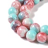 Baking Paint Glass Bead Strands GLAA-H031-01B-01-4