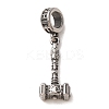 Viking 316 Surgical Stainless Steel European Dangle Charms SA-CBA7555-09AS-1