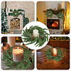 Flexible Glue PE Christmas Wreath AJEW-WH20060-20-4
