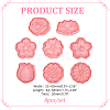 Valentine's Day PP Plastic Cookie Cutters DIY-HY0003-56A-2