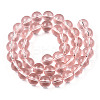 Transparent Glass Beads Strands GLAA-T032-T10mm-10-2