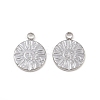 304 Stainless Steel Pendants STAS-I363-09P-1