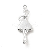 Rack Plating Alloy Enamel Pendants ENAM-M051-03P-B-2