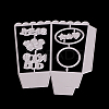 Pop Corn Box Frame Carbon Steel Cutting Dies Stencils LS-DIY-F036-30-3