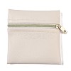 Imitation Leather Jewelry Storage Zipper Bags ABAG-G016-01B-02-1