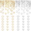 Unicraftale 180Pcs 6 Style 201 Stainless Steel Charms STAS-UN0031-55-1