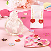 30Pcs 6 Colors Alloy Enamel Pendants ENAM-TA0009-04-7