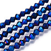 Electroplate Glass Bead Strands LS-EGLA-R094-4mm-03-1