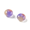 Two Tone Transparent Resin Beads RESI-S013-01A-3