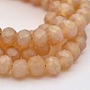 Full Rainbow Plated Faceted Rondelle Glass Beads Strands EGLA-J054-4x3mm-FR01-1