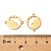 201 201 Stainless Steel Connector Charms STAS-D380-03G-3