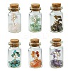 Transparent Glass Wishing Bottle Decoration AJEW-JD00011-S-1