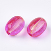 Two Tone Transparent Spray Painted Acrylic Bead ACRP-T005-22A-2