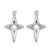 304 Stainless Steel Pendants STAS-L303-17P-1
