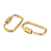 304 Stainless Steel Locking Carabiner STAS-C092-05H-G-2