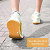 2 Pairs 2 Colors Anti Skid Rubber Shoes Bottom Heel Sole FIND-CA0011-05-6