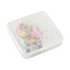 8Pcs 8 Colors Boot Painted Glass Beads Enamel Beads LAMP-FS0001-62-6