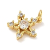 Brass Micro Pave Cubic Zirconia Pendants LS-KK-H528-02G-2