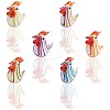 6Pcs Glass Chick Figurine JX538A-1