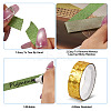 22Roll 2 Styles Laser Shining Bopp PET Plastic Scrapbook Decorative Adhesive Tapes AJEW-TA0002-10-6