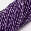 Natural Amethyst Beads Strands G-N0215-03-2mm-1