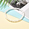 Natural Selenite Beads Stretch Bracelets BJEW-JB06620-01-2