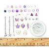 DIY Glass & CCB & ABS Plastic Imitation Pearl Beads Bracelets Mkaing Kits DIY-FS0007-17-5