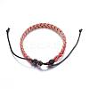 Adjustable Braided Leather Cord Bracelets BJEW-P099-21E-3