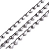 Plated Seed Beads Cords OCOR-R039-K02-1