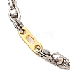 201 Stainless Steel Link Chain Bracelets BJEW-B078-132GP-2