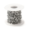 Tarnish Resistant 304 Stainless Steel Dapped Chains STAS-B040-01P-3