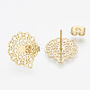 304 Stainless Steel Stud Earring Findings STAS-S079-34A-2