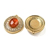 Natural Carnelian(Dyed & Heated) Oval Pendants STAS-L080-010G-01-2