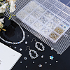 Electroplate Glass Beads Strands EGLA-DC0001-15-5
