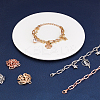 Alloy Paperclip Chain Bracelets BJEW-NB0001-02-RS-2