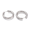 Tarnish Resistant 201 Stainless Steel Huggie Hoop Earrings EJEW-L256-05Q-P-2
