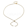 2Pcs 2 Colors 304 Stainless Steel Singapore Chain Necklace Making AJEW-JB01333-4