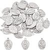36Pcs 3 Style 201 Stainless Steel Pendants STAS-UN0025-58-1
