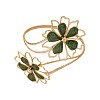 Flower Alloy Enamel Cuff Bangles FS-WGF2912-01-2