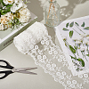 5 Yards Milk Fiber Embroidery Lace Trim Ribbon OCOR-GF0005-14B-3