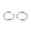 304 Stainless Steel Hoop Earrings EJEW-T048-24B-P-2